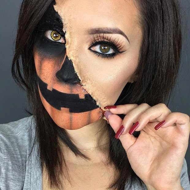 Страшно красиво: идеи жутких образов макияжа на хэллоуин 2021