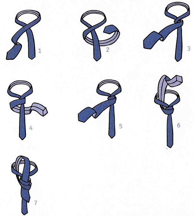 Как правильно завязывать галстук: подробно для новичков. простые схемы и понятные правила для идеального завязывания галстука