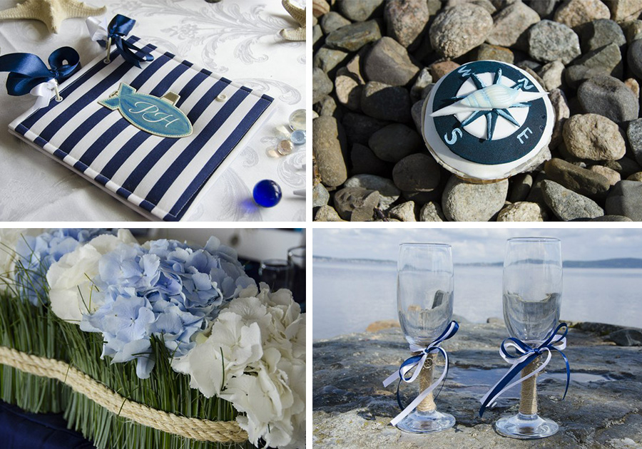Морская свадьба в деталях: образы и декор - hot wedding
