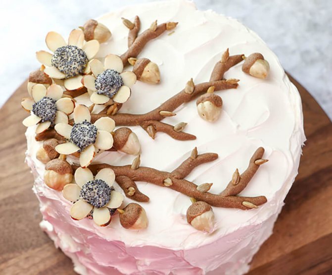 Как украсить торт цветами из мастики - простые рецепты вкусных десертов