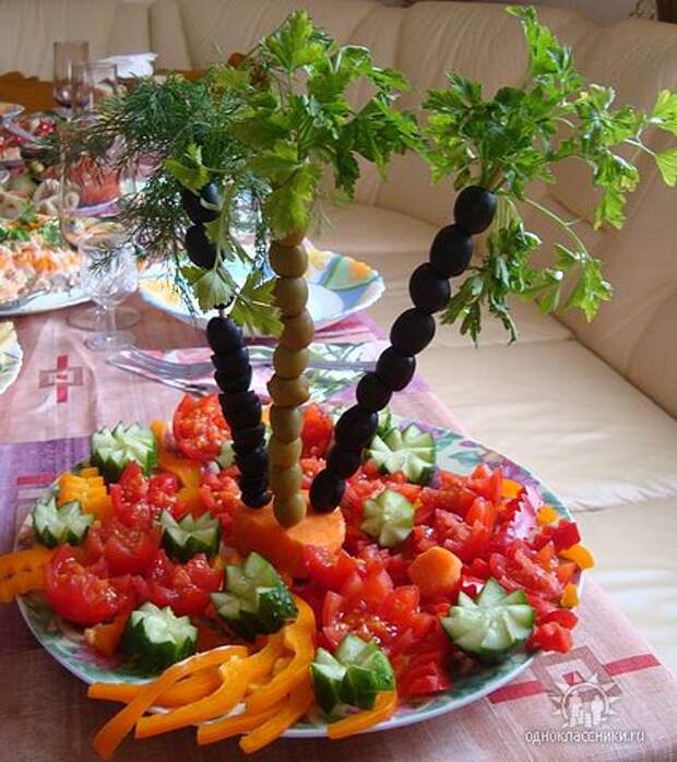 Как красиво нарезать и сервировать овощи на стол: лучшие идеи и фото