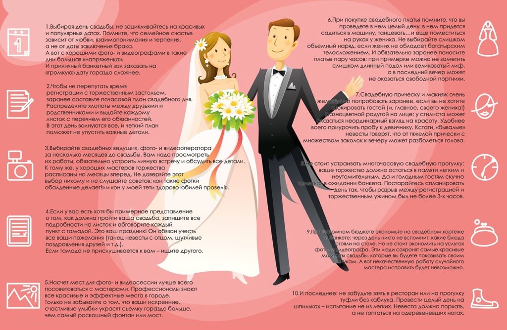 С чего начать подготовку к свадьбе: пошаговый план | wedding