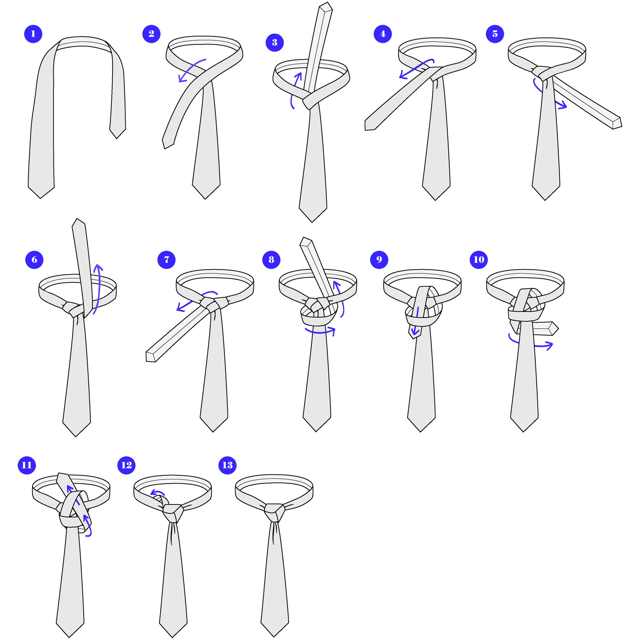 Как завязать галстук: пошаговая инструкция | men's outfits