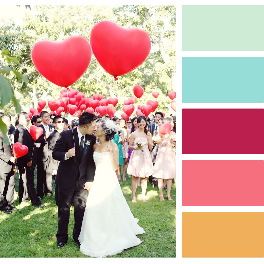 Свадьба в стиле «love is»: тематическое оформление с фото примерами
