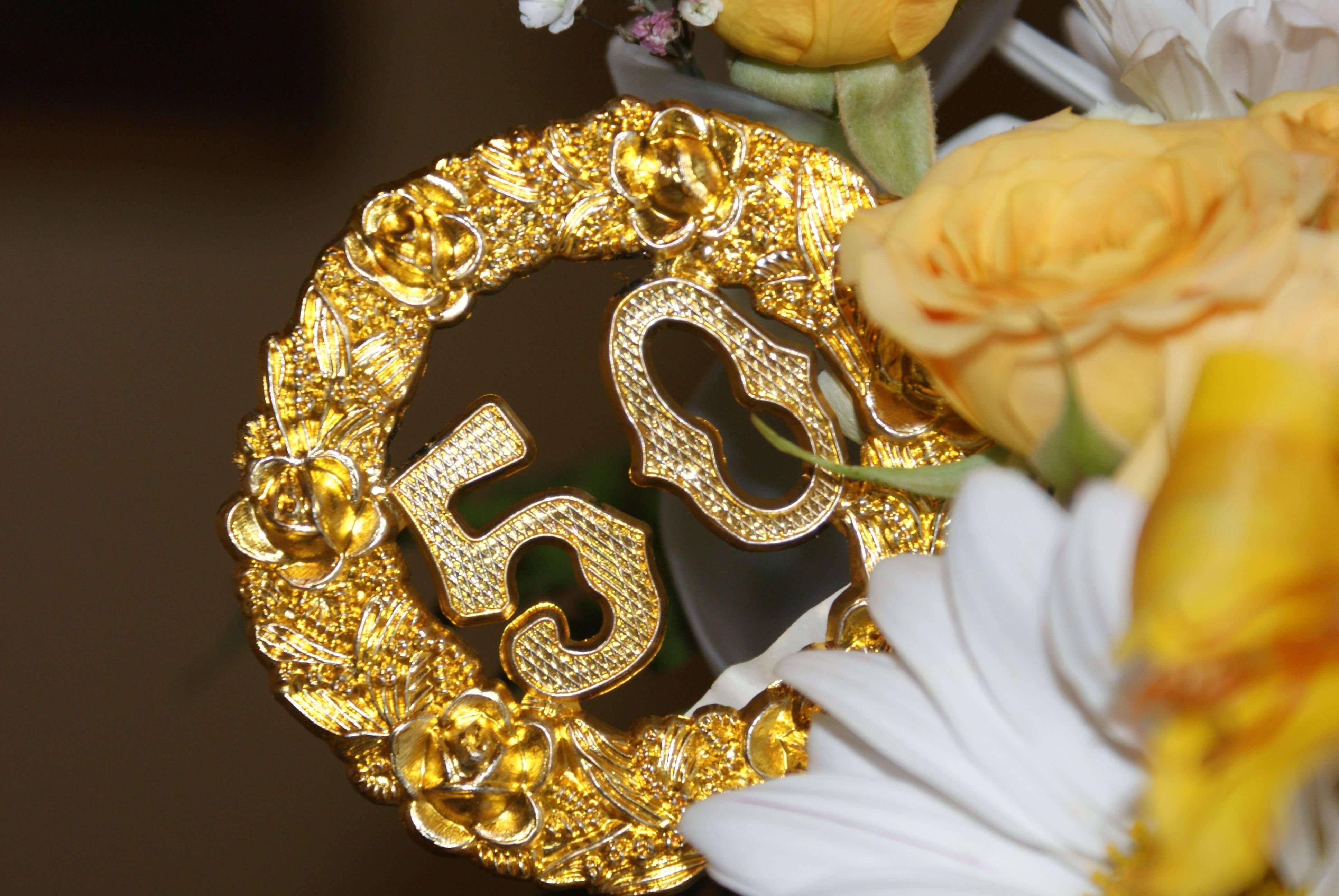 Поздравления с годовщиной свадьбы 50 лет (золотая свадьба)