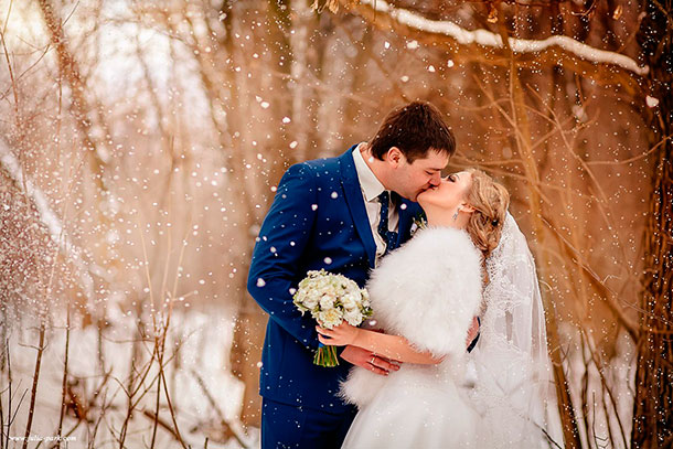 ᐉ зимняя свадебная фотосессия - идеи для молодоженов - svadebniy-mir.su