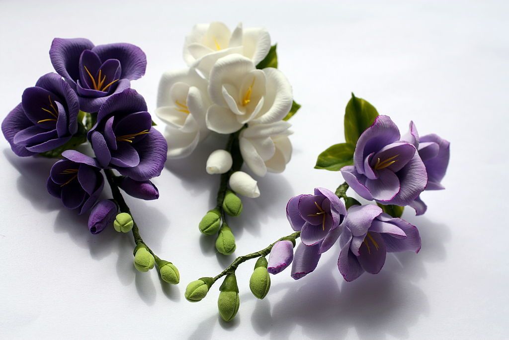 Цветы из полимерной глины - пошаговая инструкция как сделать своими руками цветы (85 фото)