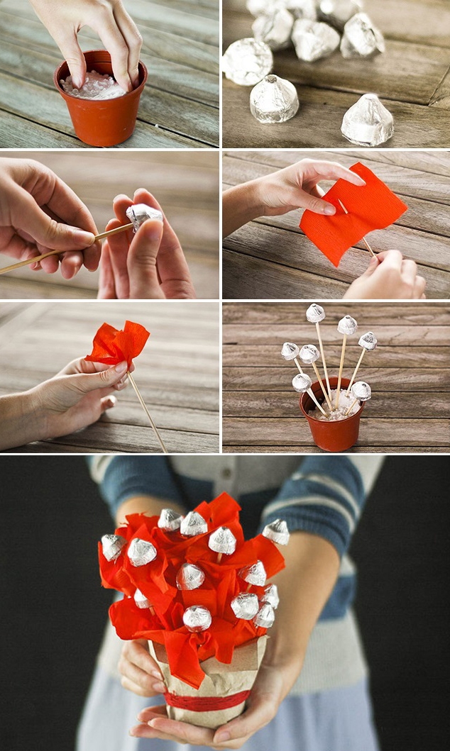 Поделки из конфет — оригинальные идеи поделок и подарков, пошаговая инструкция изготовления своими руками + поэтапные схемы для начинающих