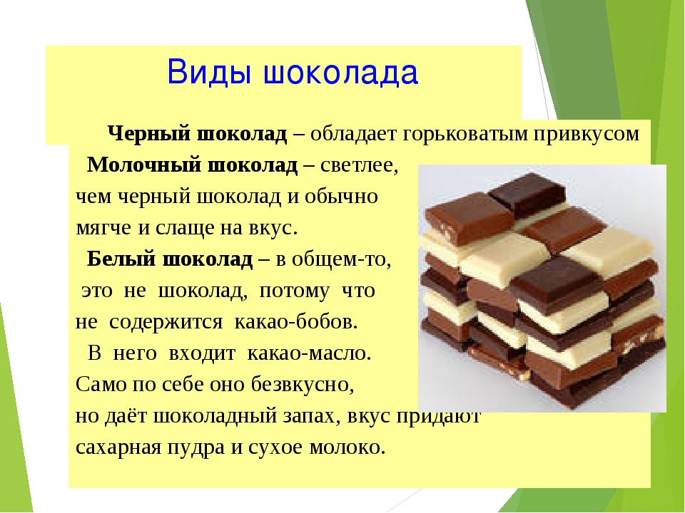 Конспект оод в подготовительной группе «нужен ли нам шоколад?». воспитателям детских садов, школьным учителям и педагогам - маам.ру