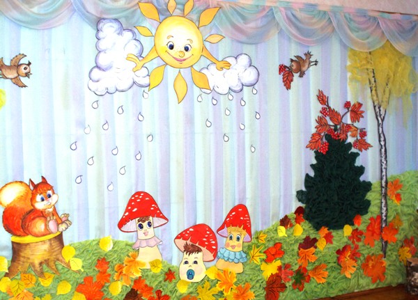 Осень в детском саду: оформление зала и группы, снова праздник!