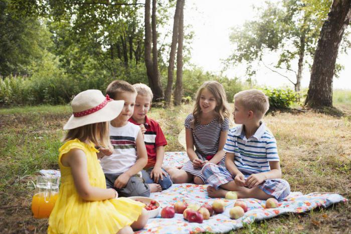 Что взять детям на пикник? составляем список самого необходимого