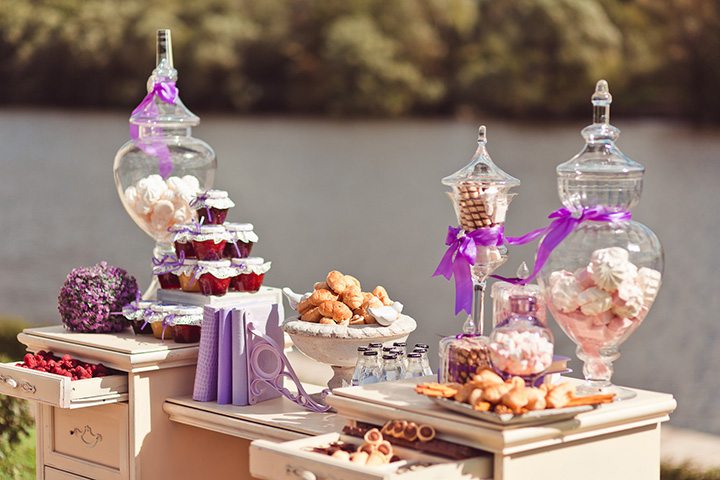 Как организовать сладкий стол на свадьбу? советы +видео