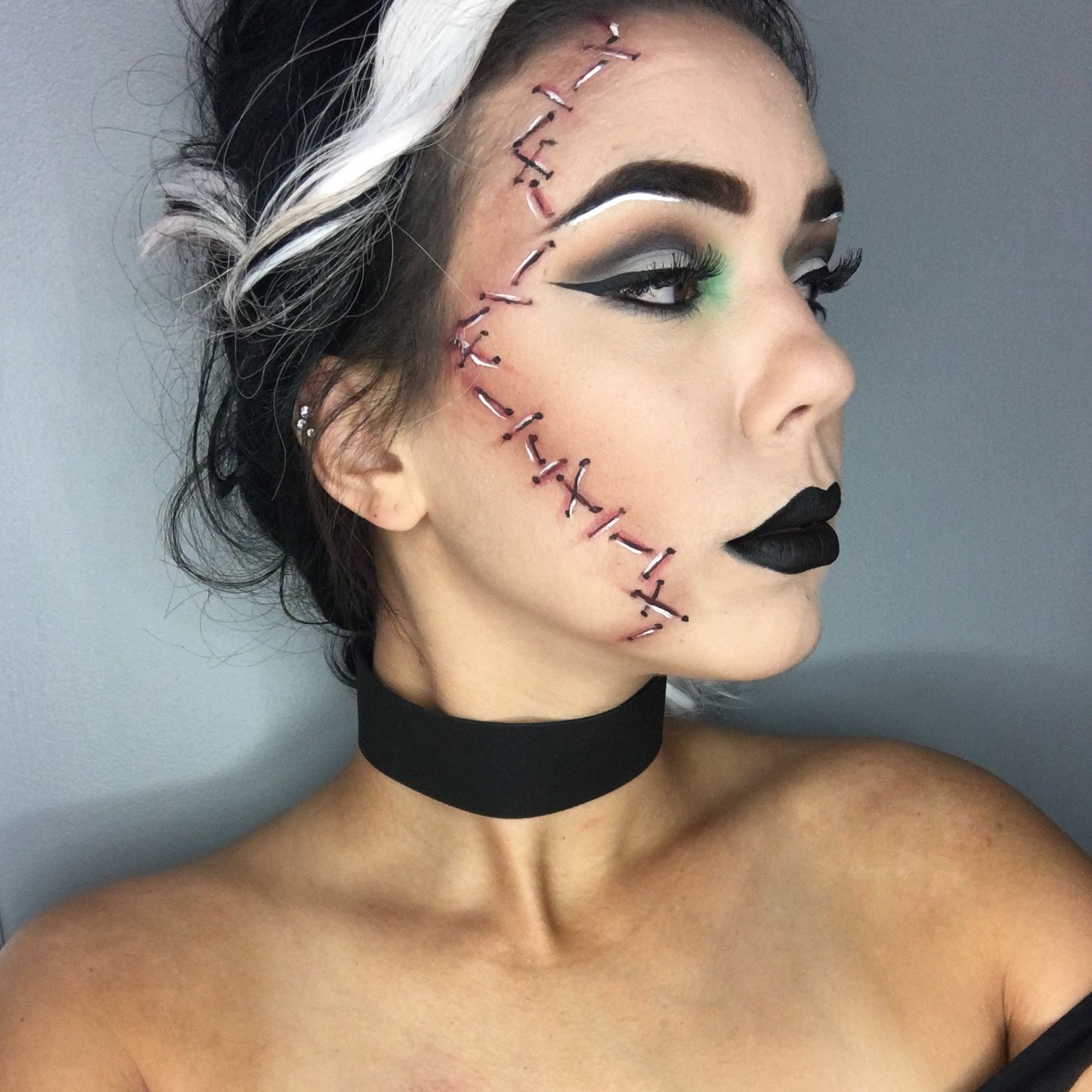 Легкий макияж на хэллоуин 2021 года