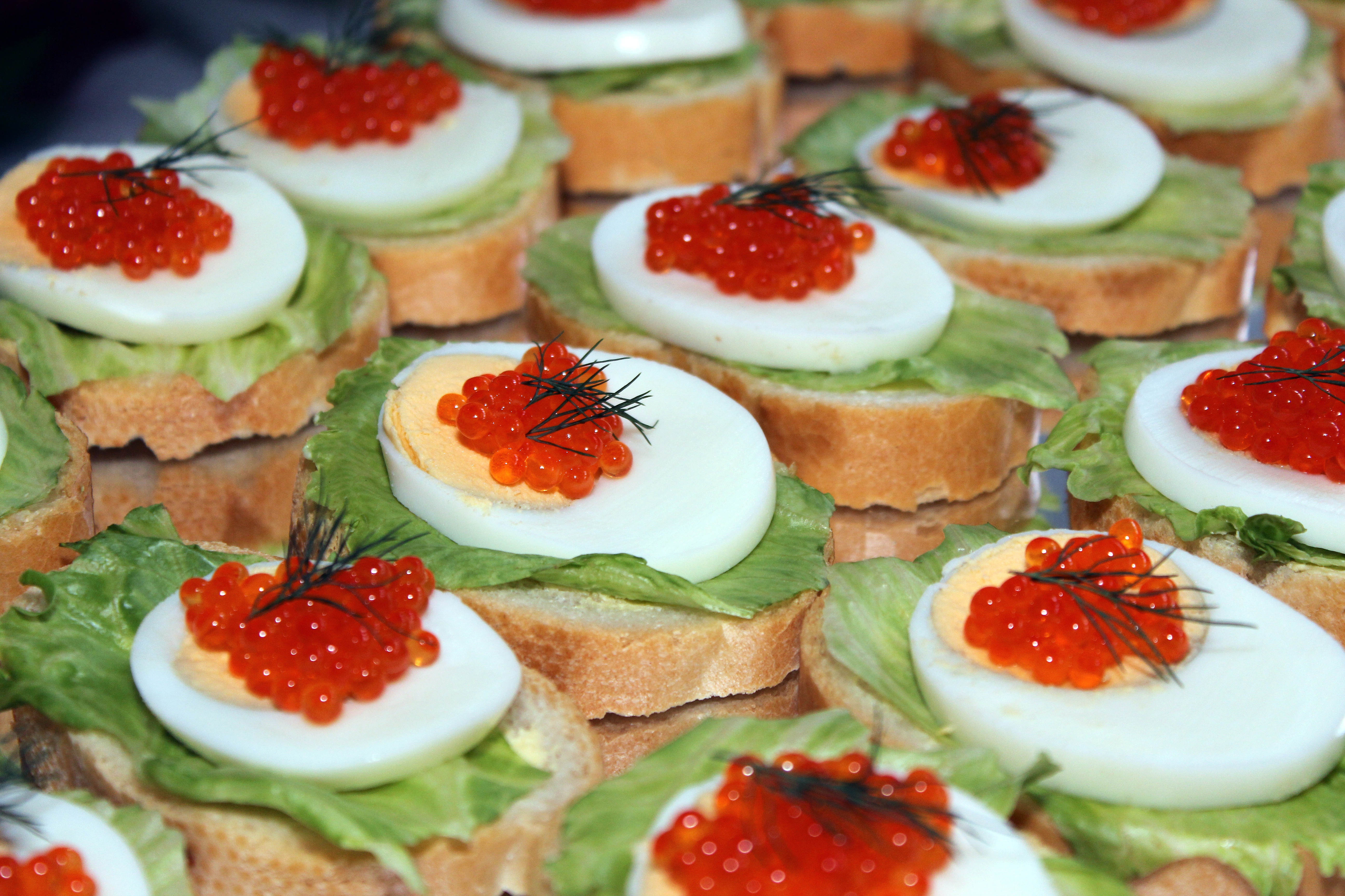 Бутерброды с красной икрой на праздничный стол – 17 простых и вкусных рецептов