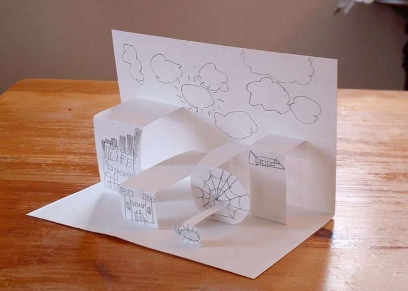 Как сделать из бумаги открытку — оригинальные идеи