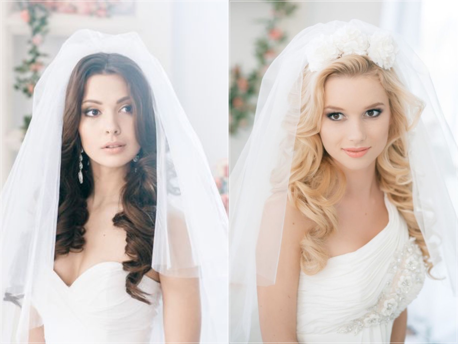 2021 (+55 фото) свадебные прически с фатой на средние волосы