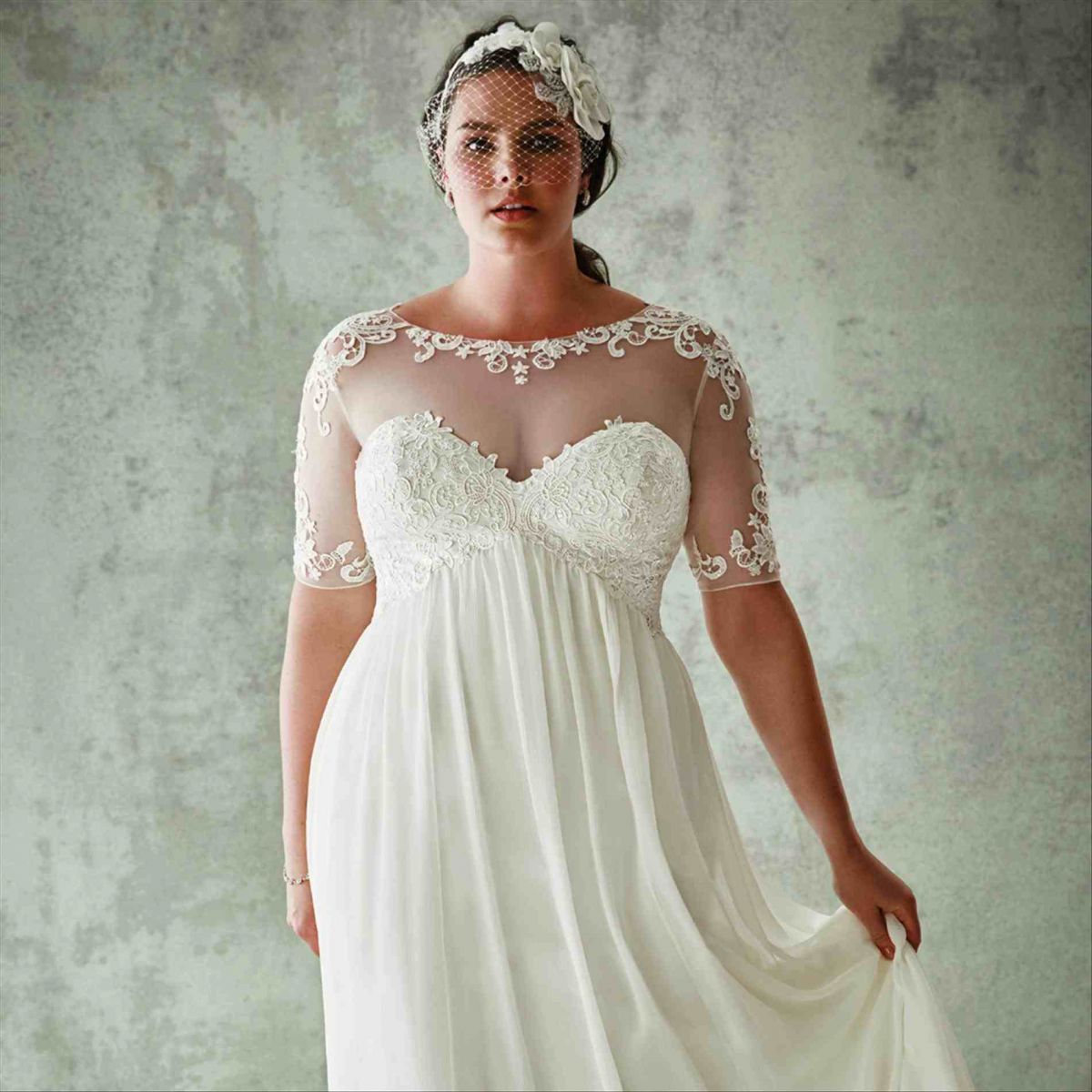 Свадебные платья для полных девушек – как выбрать элегантный наряд на свадьбу