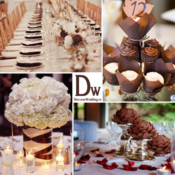 ᐉ шоколадная свадьба - идеи по оформлению зала, букета, нарядов - svadebniy-mir.su