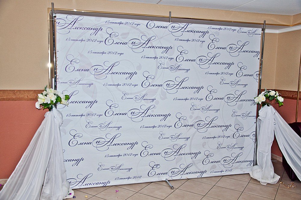 Press wall: неповторимый баннер для свадьбы, юбилея и выпускного