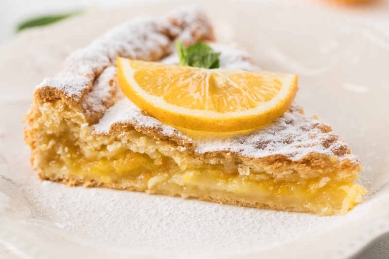 Пирог с лимонной начинкой (семейный рецепт с подробными фотографиями)