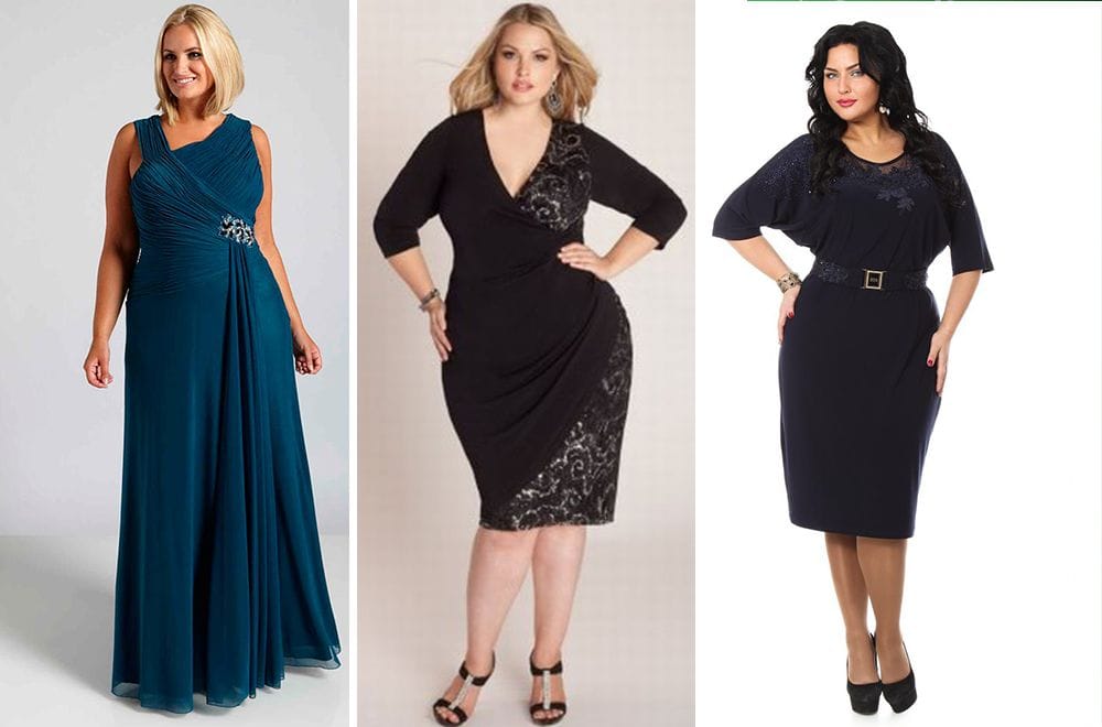 Вечерние платья для полных женщин (130 фото): больших размеров, красивые, нарядные, модные, черные, модели