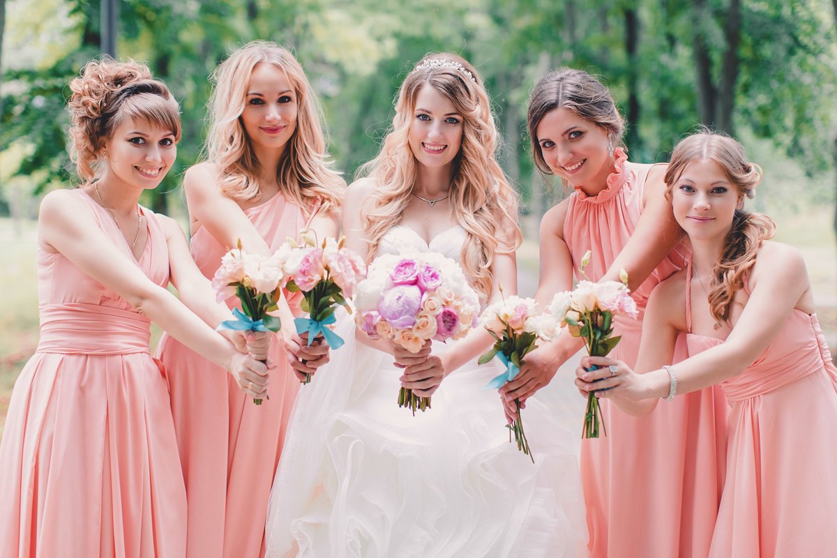 Макияж на свадьбу для подружки невесты в [2022] – фото ?, как удачный мейкап сочетается с прической & платьем