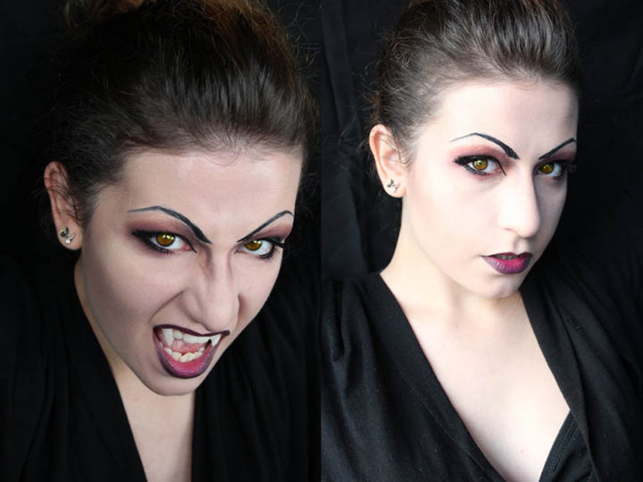 Яркий костюм вампирши на хэллоуин: создаем наряд своими руками