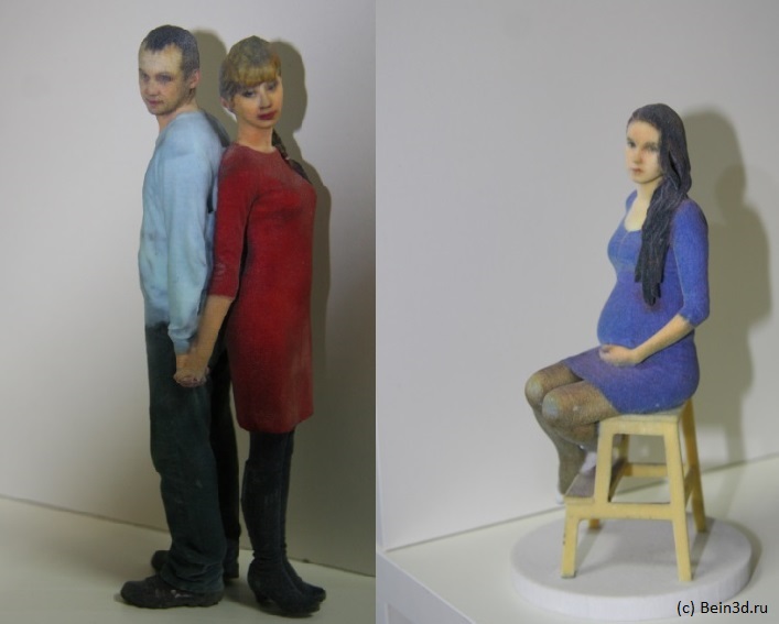 3D копия человека: маленькие статуэтки вместо фотографий