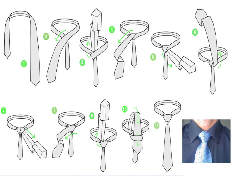 Как красиво и стильно завязать галстук, пошаговые алгоритмы для популярных способов
