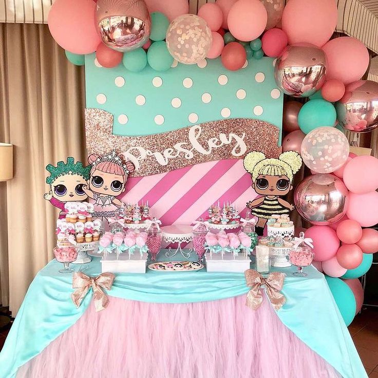 Красивое оформление дня рождения ребенка: декорируем комнату и праздничный стол своими руками