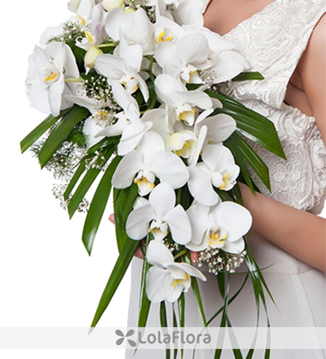 Свадебный букет из орхидей и: роз, каллов, фрезий, фото