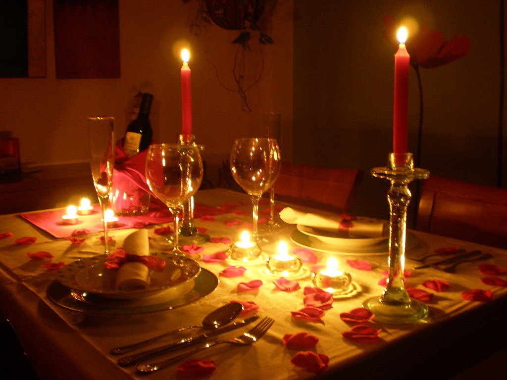Романтический ужин: на что обратить внимание при подготовке