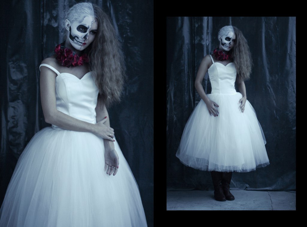 Макияж на хэллоуин труп невесты. свадебное платье на хэллоуин – образ невесты. создаем костюм невесты дьявола