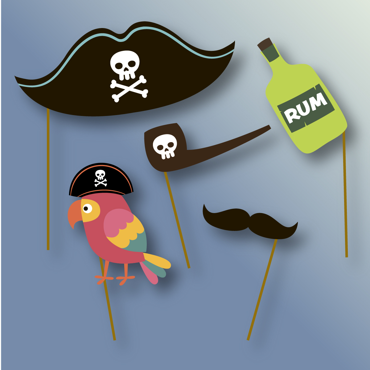 Как сделать пиратскую атрибутику своими руками: что сделать пиратам, треуголки и пиратские вещи из бумаги