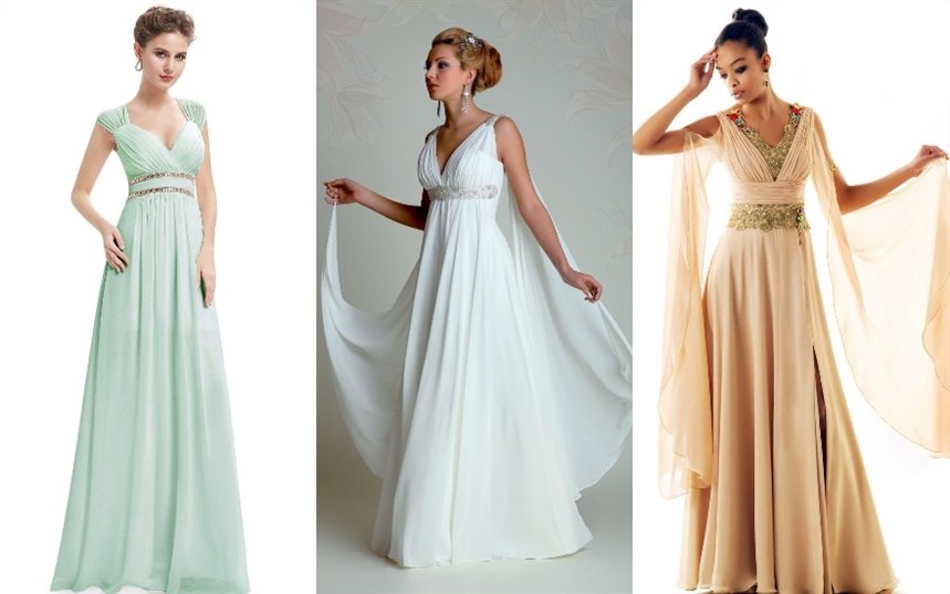 Одежда богов – вечерние платья в греческом стиле