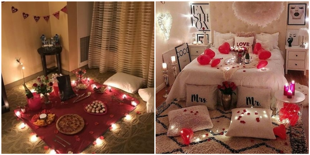 Оформление комнаты для романтического вечера. романтический вечер дома (50 фото): идеи декора своими руками