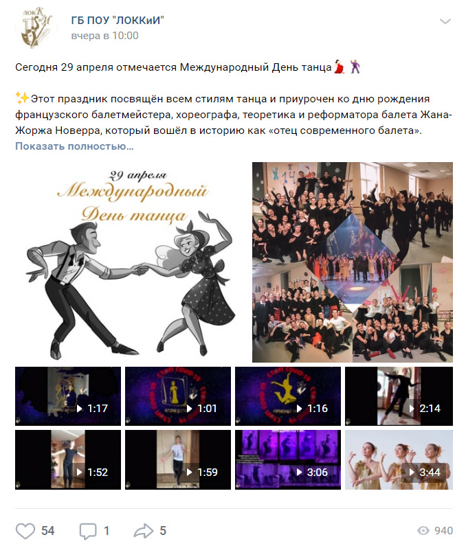 Международный день танца в 2022: дата, история праздника