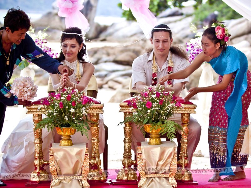Свадьба в тайланде: организация и все тонкости
