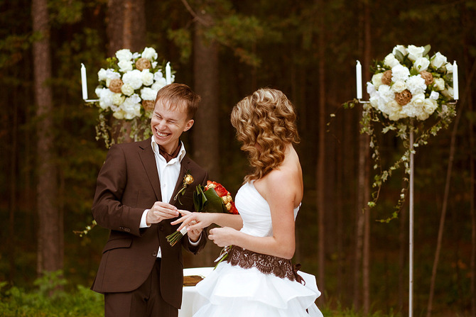 ᐉ оформление свадьбы: бежевое, коричневое и шоколадное - svadebniy-mir.su