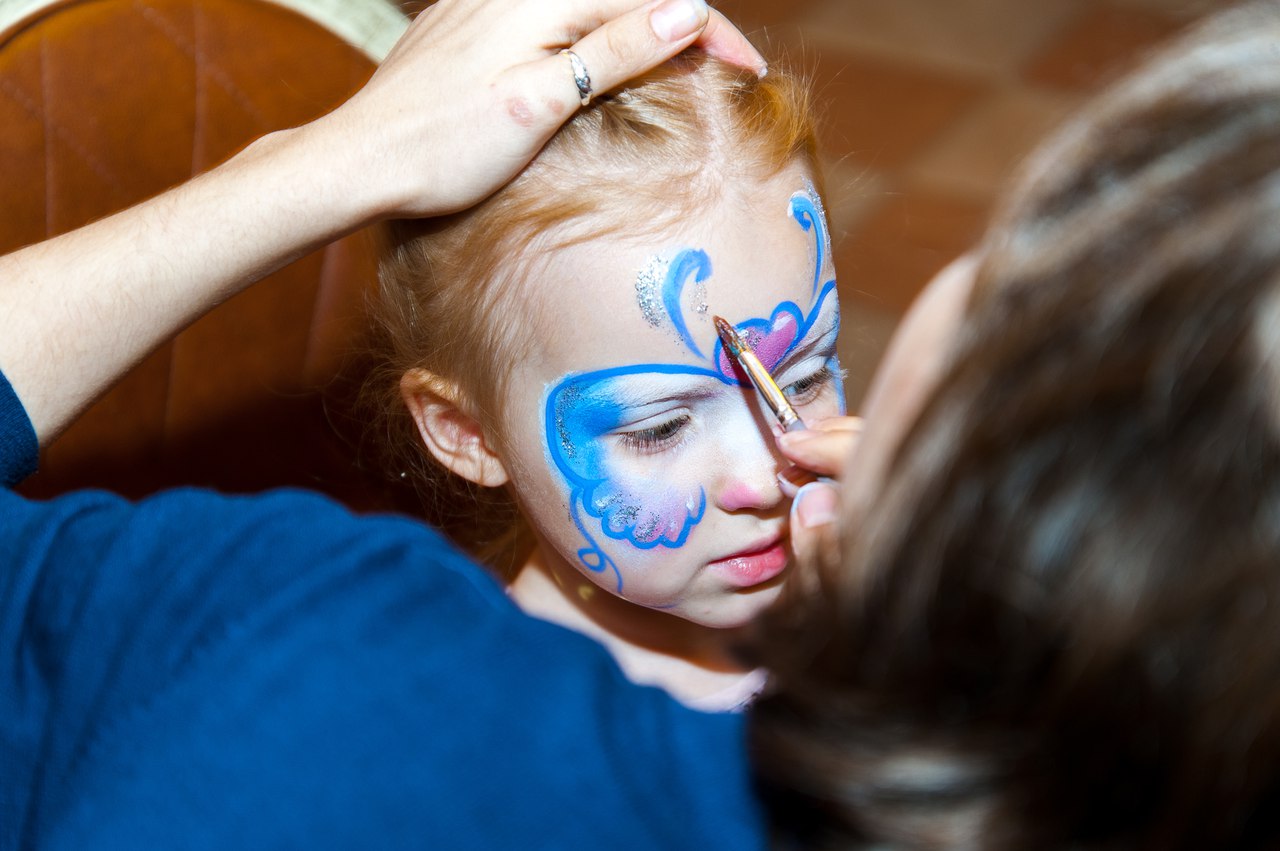 Аквагрим для девочек: мастер-класс для начинающих, как сделать краску для лица в домашних условиях