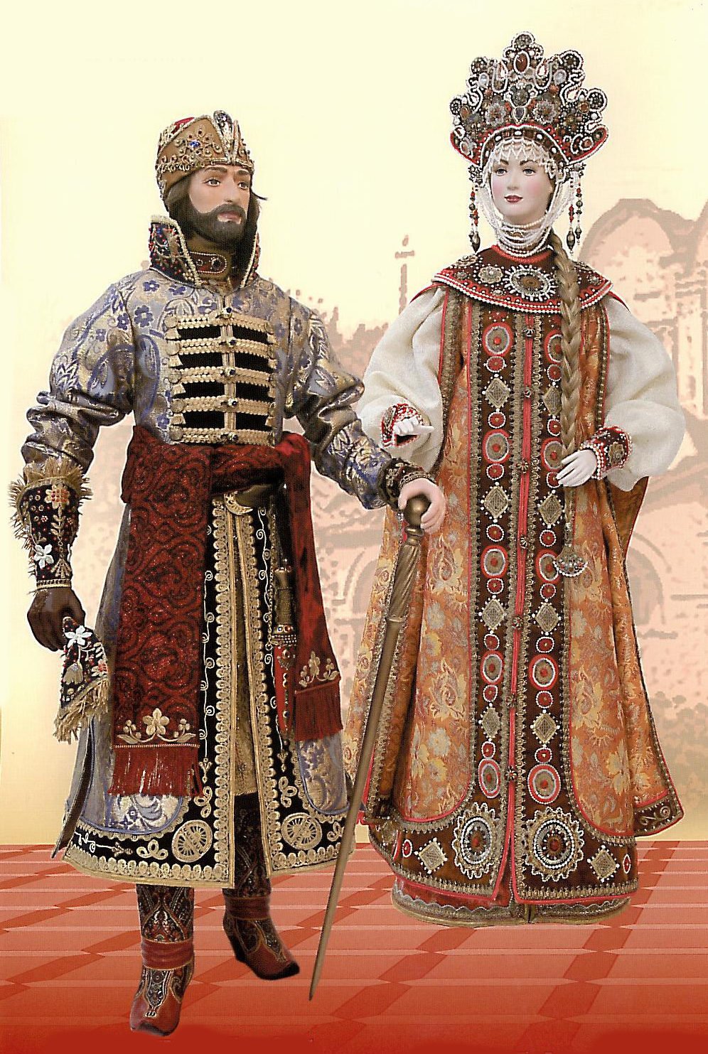 Костюм русский 15 век