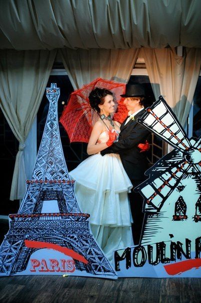 Свадьбы в стиле мулен руж: шик, блеск и богемная красота парижа